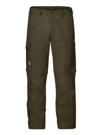 Karl Zip-Off Trousers  Dark Olive 