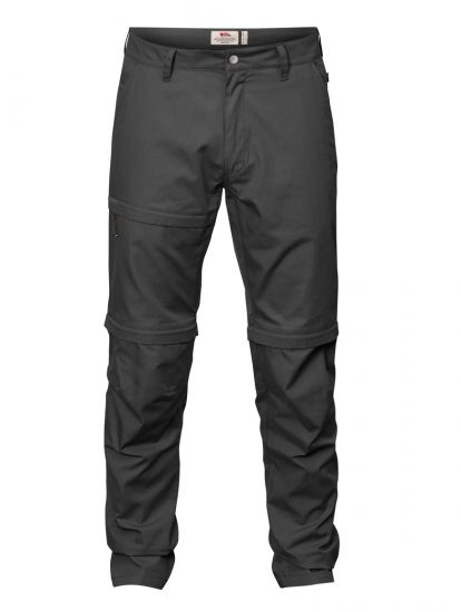 Traveller Zip-Off Trousers M  Dark Grey 