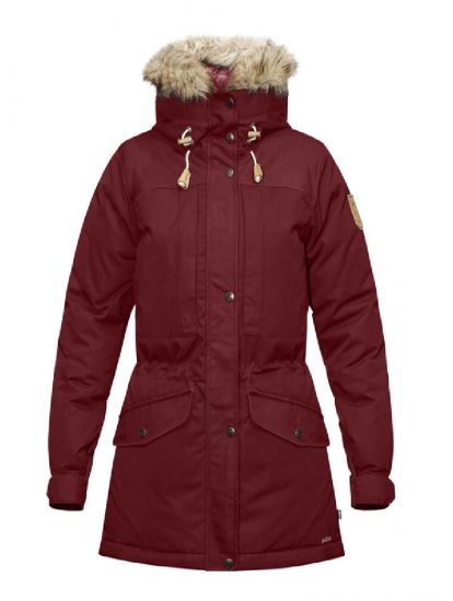 Singi Down Jacket W   Red Oak 
