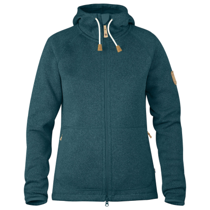 Ovik Fleece Hoodie W  Glacier Green 