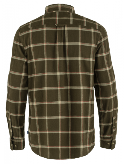 Додаткове фото Ovik Comfort Flannel Shirt LS M  Red Oak/Navy 