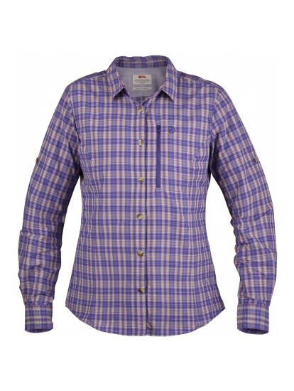 Abisko Hike Shirt LS W  Purple 