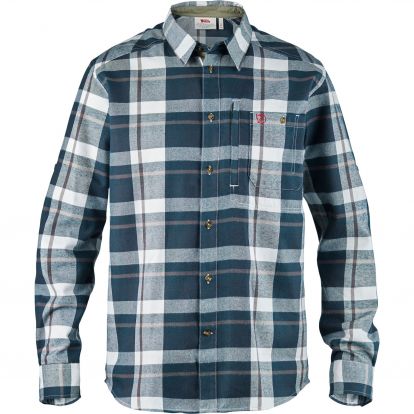 Fjallglim Shirt LS M  Dark Blue 
