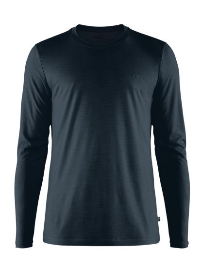 Abisko Wool LS M  Dark Navy 