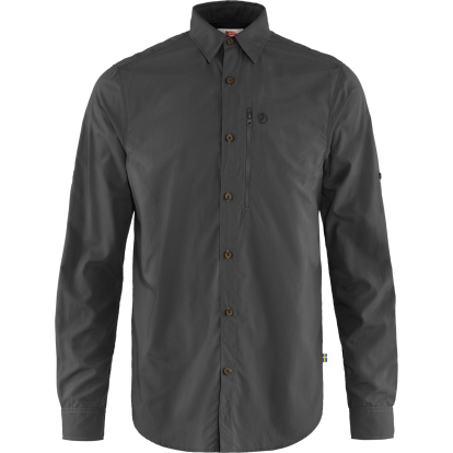 Abisko Hike Shirt LS  Dark Grey 