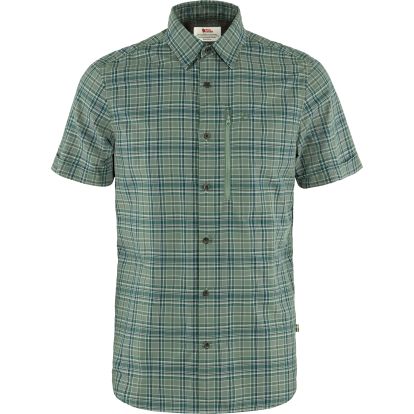 Abisko Hike Shirt SS  Arctic Green/Patina Green 