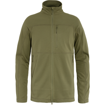 Abisko Lite Fleece Jacket M  Green 