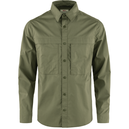 Abisko Trail Shirt LS M  Green 