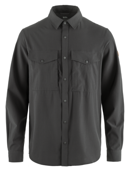 Abisko Trekking Shirt M  Dark Grey 