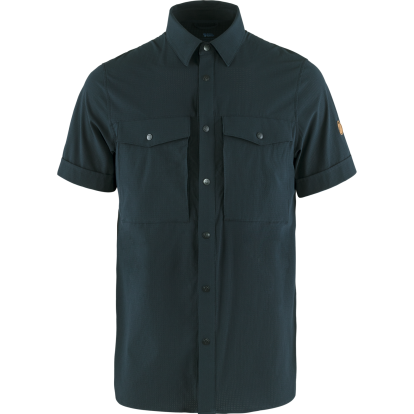 Abisko Trekking Shirt SS M  Dark Navy 