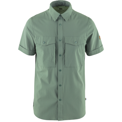 Abisko Trekking Shirt SS M  Patina Green 