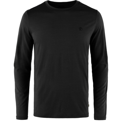 Abisko Wool LS M  Black 