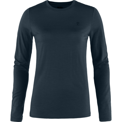 Abisko Wool LS W  Dark Navy 