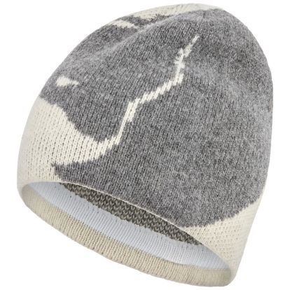 Bergtagen Jacquard Beanie  Chalk White/Grey 