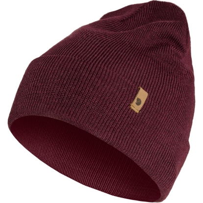 Classic Knit Hat  Dark Garnet 