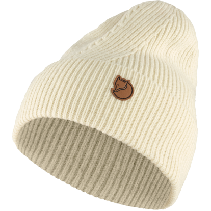 Directional Rib Beanie  Chalk White 