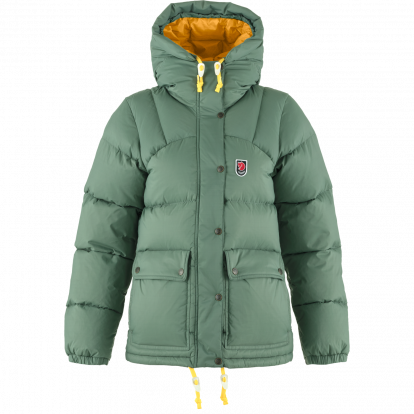 Expedition Down Lite Jacket W  Patina Green/Mustard Yellow 