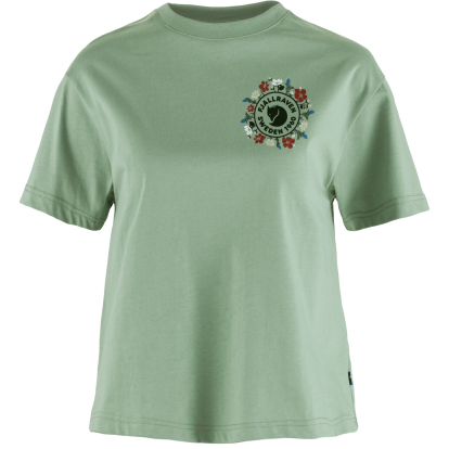 Fjallblomster Logo T-shirt W  Misty Green 