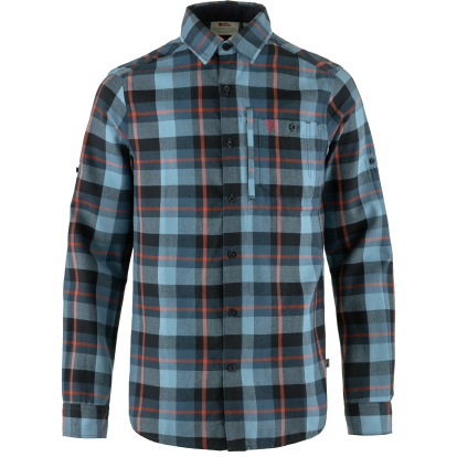 Fjallglim Shirt M  Indigo Blue/Dawn Blue 