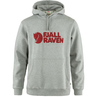 Fjallraven Logo Hoodie M  Grey/Melange 