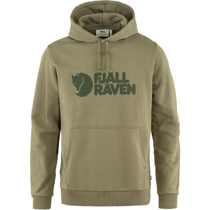 Fjallraven Logo Hoodie M  Light Olive 