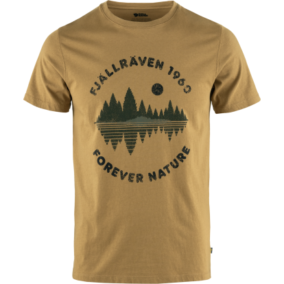 Forest Mirror T-shirt M  Buckwheat Brown 