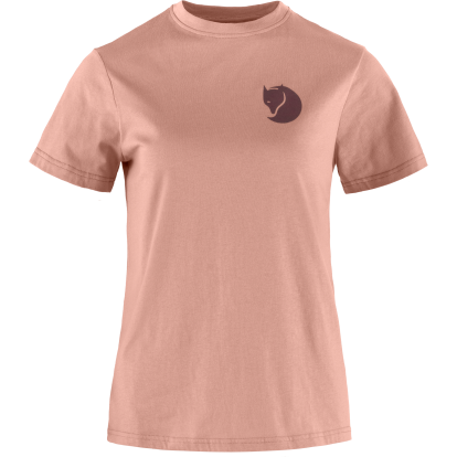 Fox Boxy Logo Tee W  Dusty Rose 