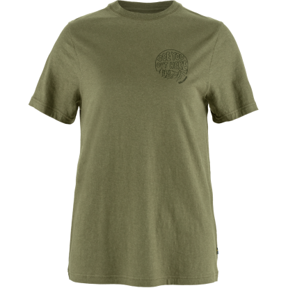 Hemp Blend Out Here T-Shirt W  Green 