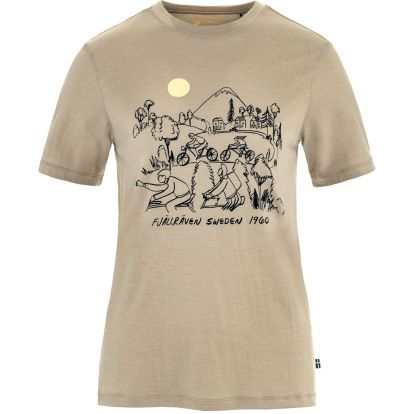 Hoja Lugnt Wool T-Shirt W  Fossil 