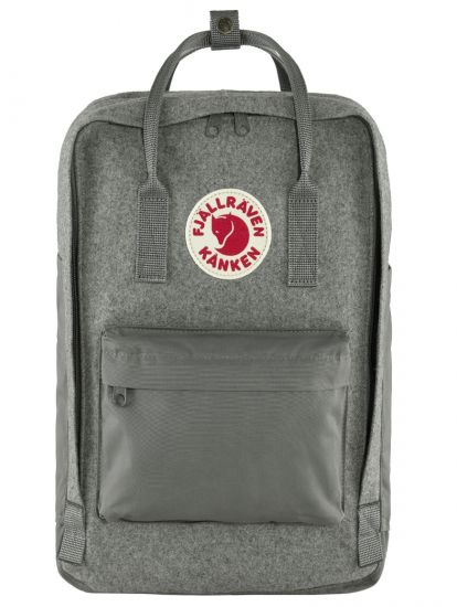 Kanken Re-Wool Laptop 15  Granite Grey 