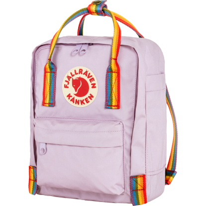 Kanken Rainbow Mini  Pastel Lavender/Rainbow 