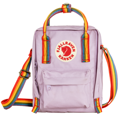 Kanken Rainbow Sling  Pastel Lavender/Rainbow 