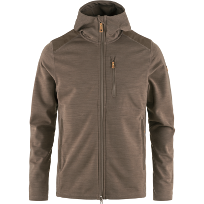 Keb Fleece Hoodie M  Suede Brown 