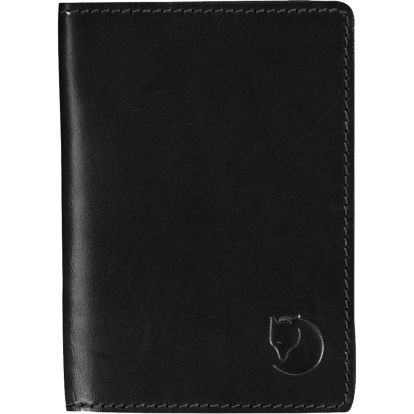 Leather Passport Cover  Black 