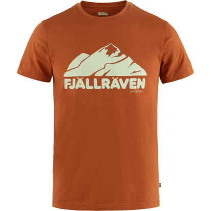 Mountain T-shirt M  Terracotta Brown 