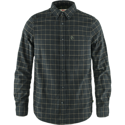 Ovik Flannel Shirt M  Dark Grey 