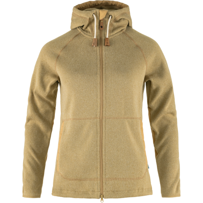Ovik Fleece Hoodie W  Dune Beige 