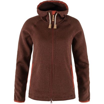 Ovik Fleece Hoodie W  Autumn Leaf 