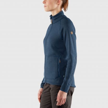 Ovik Fleece Zip Sweater W