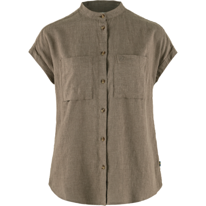 Ovik Hemp Shirt SS W  Suede Brown 