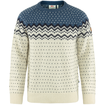 Ovik Knit Sweater M  Chalk White/Indigo Blue 