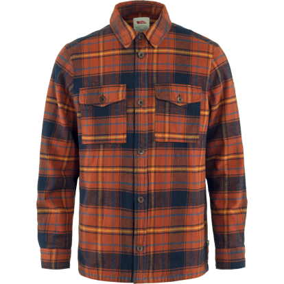 Ovik Lite Padded Shirt M  Autumn Leaf/Dark Navy 