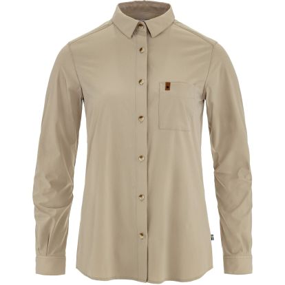 Ovik Lite Shirt LS W  Fossil 