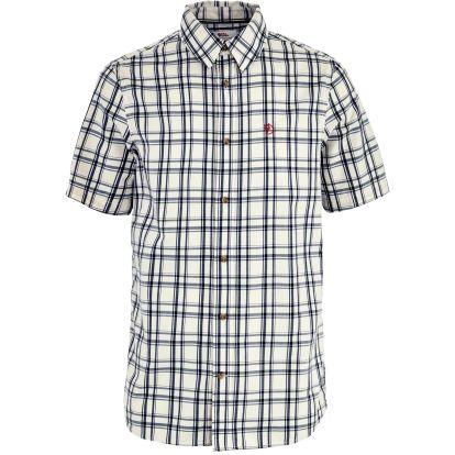 Ovik Lite Shirt SS M  Chalk White/Dark Navy 