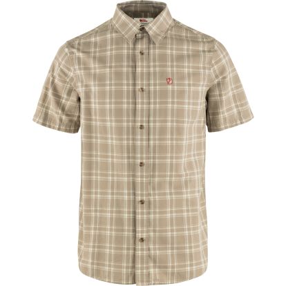 Ovik Lite Shirt SS M  Fossil/Chalk Rose 