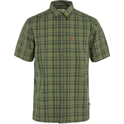 Ovik Lite Shirt SS M  Green/Dark Navy 
