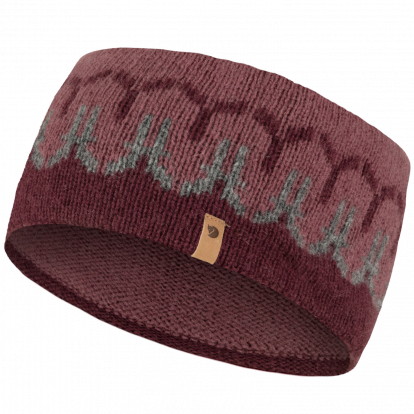 Ovik Path Knit Headband  Dark Garnet/Mesa Purple 