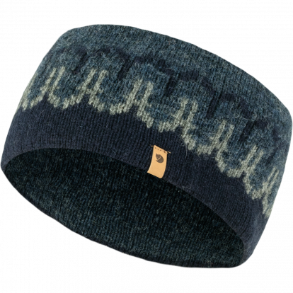 Ovik Path Knit Headband  Dark Navy/Navy 