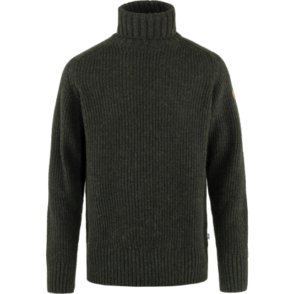 Ovik Roller Neck Sweater M  Dark Olive 