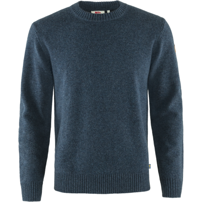 Ovik Round-neck Sweater M  Navy 